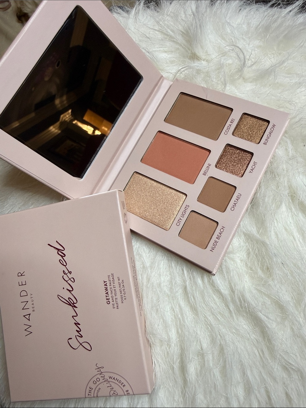 Wander Beauty Sunkissed Palette — Pink, Gold, Brown Shades